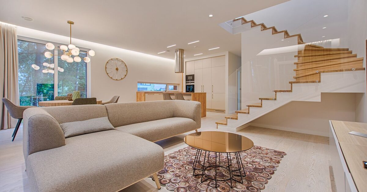 The bright, modern interior of a home a buyer is evaluating before making an offer